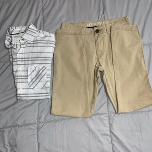 Boys Khaki Aeropostale pants